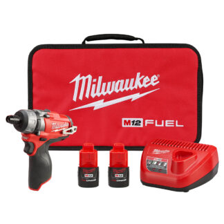 Milwaukee 2402-22 M12 FUEL 1/4" Hex 2-Speed Screwdriver Kit