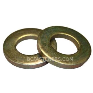 Flat Washer Yellow Zinc - Extra Thick