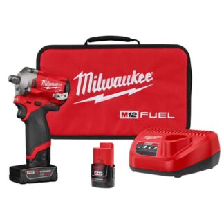 Milwaukee 2555-22 M12 FUEL 1/2" Stubby Impact Wrench Kit