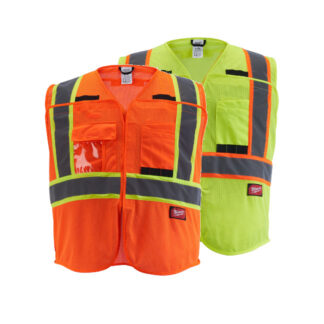 Milwaukee 5170 Series Hi-Viz Class 2 Mesh Tear-Away Safety Vest