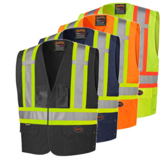 Pioneer Hi-Viz Safety Vest with Adjustable Sides