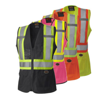 Pioneer Hi-Viz Women's Tricot Polyester Safety Vest